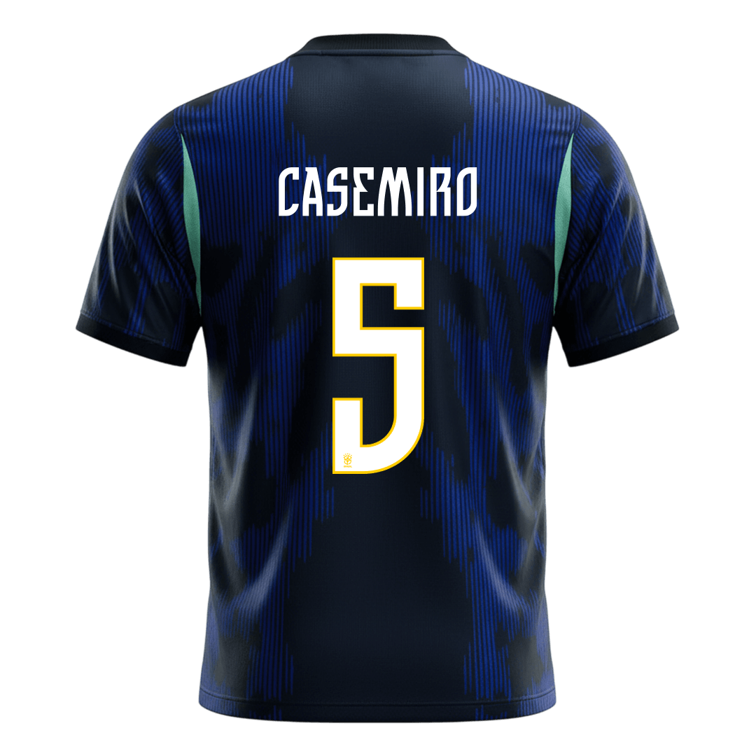 Koszulka piłkarska Brazylia Mundial 2026 wyjazdowa CASEMIRO #5