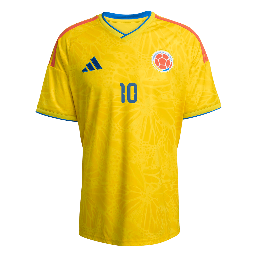 Koszulka piłkarska Kolumbia Mundial 2026 domowa JAMES #10