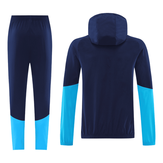 Męski dres treningowy Hiszpania 2026 niebiesko-czarny