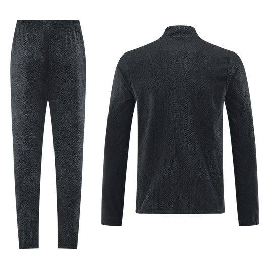 Męski dres treningowy FC Barcelona 2025/26 czarny - Kibula