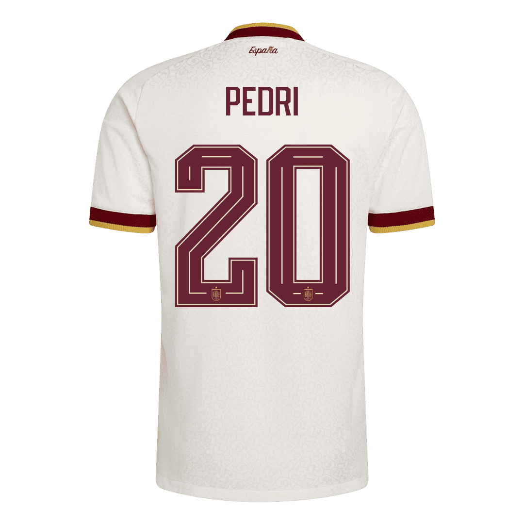 Koszulka piłkarska w wersji zawodniczej Hiszpania Mundial 2026 wyjazdowa Champion Edition PEDRI #20