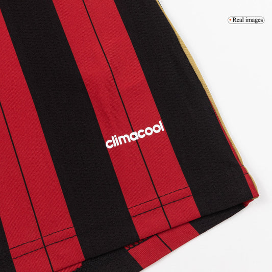 Koszulka piłkarska retro z długim rękawem AC Milan 2013/14 domowa - Kibula