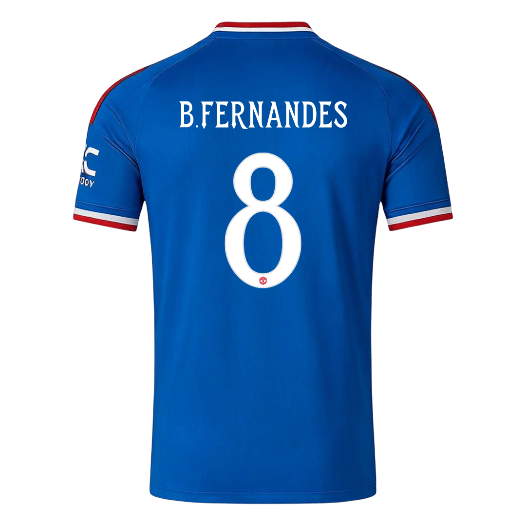 Koszulka piłkarska Manchester United UCL 2026/27 wyjazdowa B. FERNANDES #8