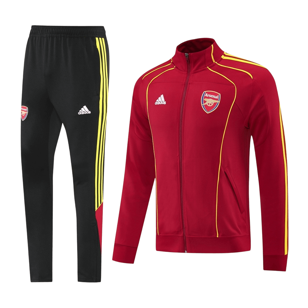 Męski dres treningowy z kurtką Arsenal 2025/26 czerwony - Kibula