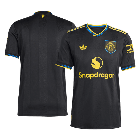 Koszulka piłkarska w wersji zawodniczej Manchester United 2025/26 trzecia - Kibula
