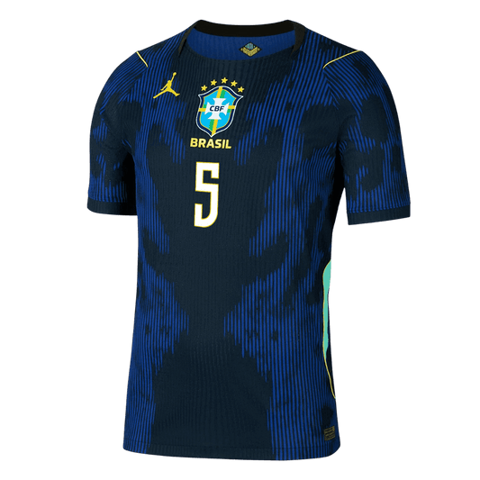 Koszulka piłkarska w wersji zawodniczej Brazylia Mundial 2026 wyjazdowa CASEMIRO #5