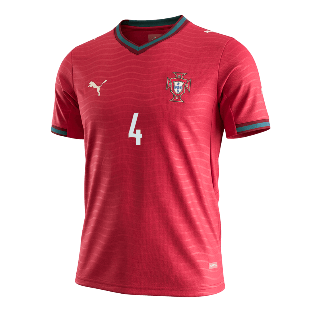 Koszulka piłkarska Portugalia Mundial 2026 domowa RÚBEN DIAS #4