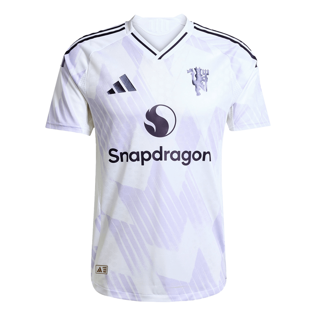 Koszulka piłkarska w wersji zawodniczej Manchester United 2025/26 wyjazdowa B.FERNANDES #8 - Kibula