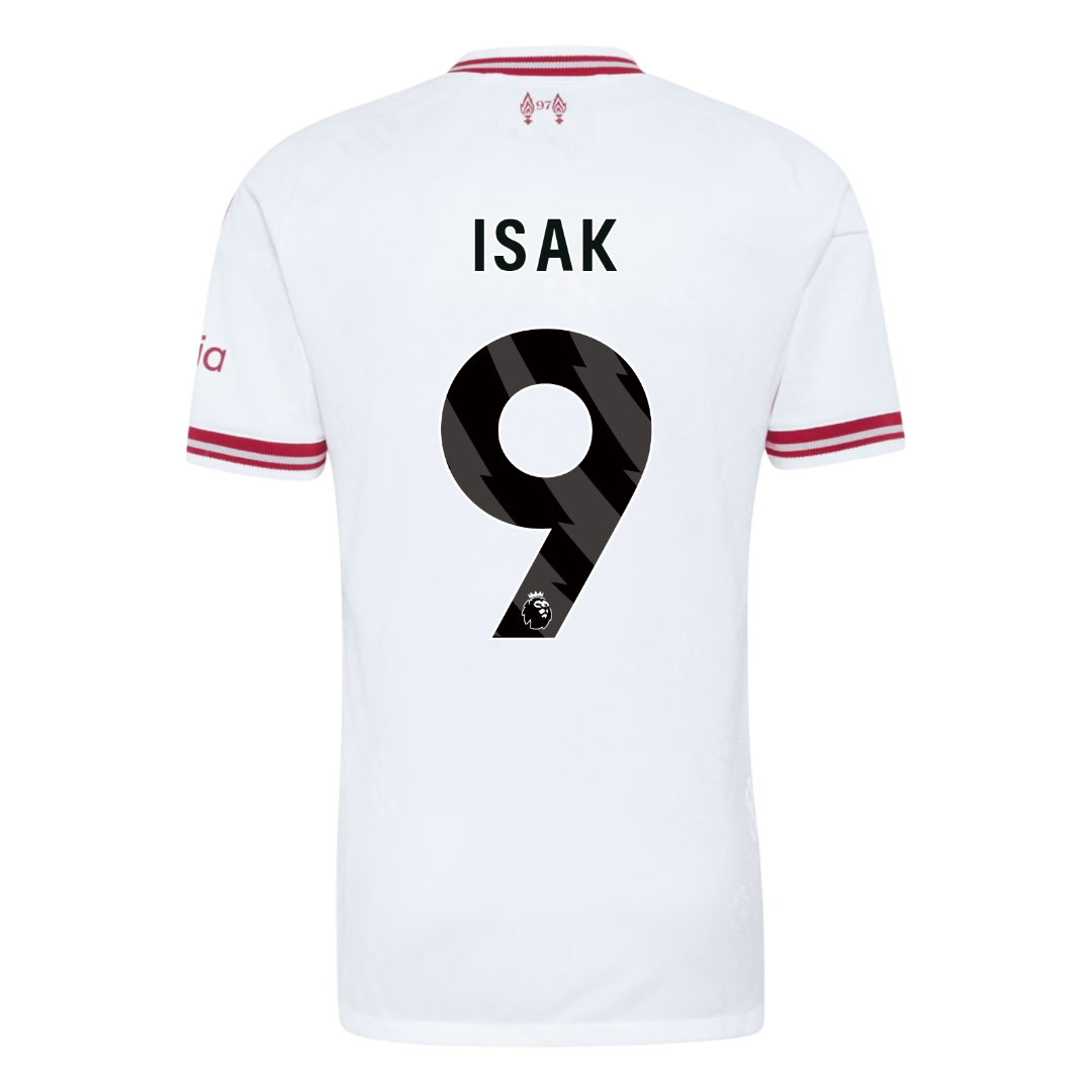 Koszulka piłkarska w wersji zawodniczej Liverpool 2026/27 wyjazdowa ISAK #9