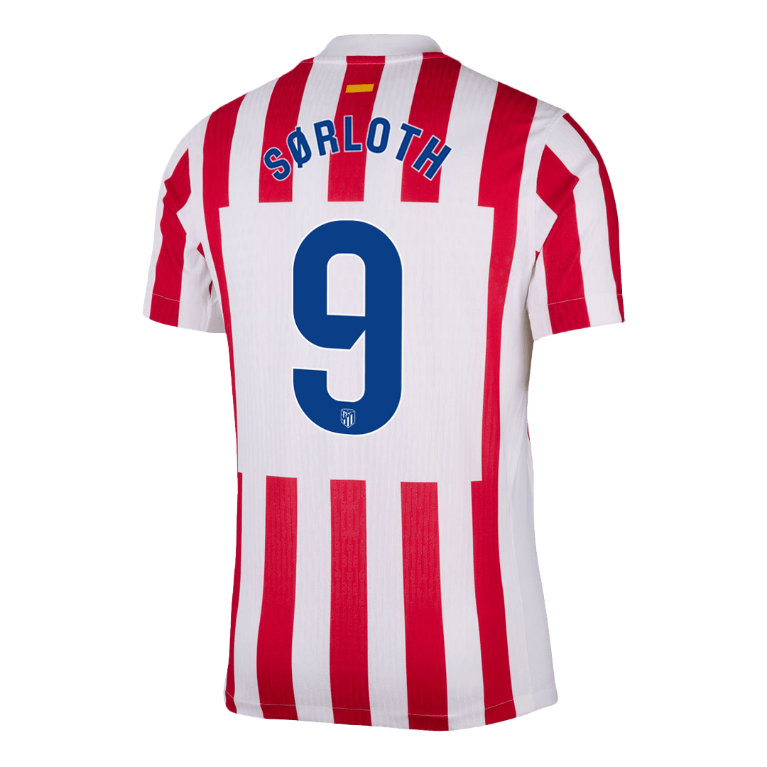 Koszulka piłkarska w wersji zawodniczej Atlético Madryt 2025/26 domowa SØRLOTH #9