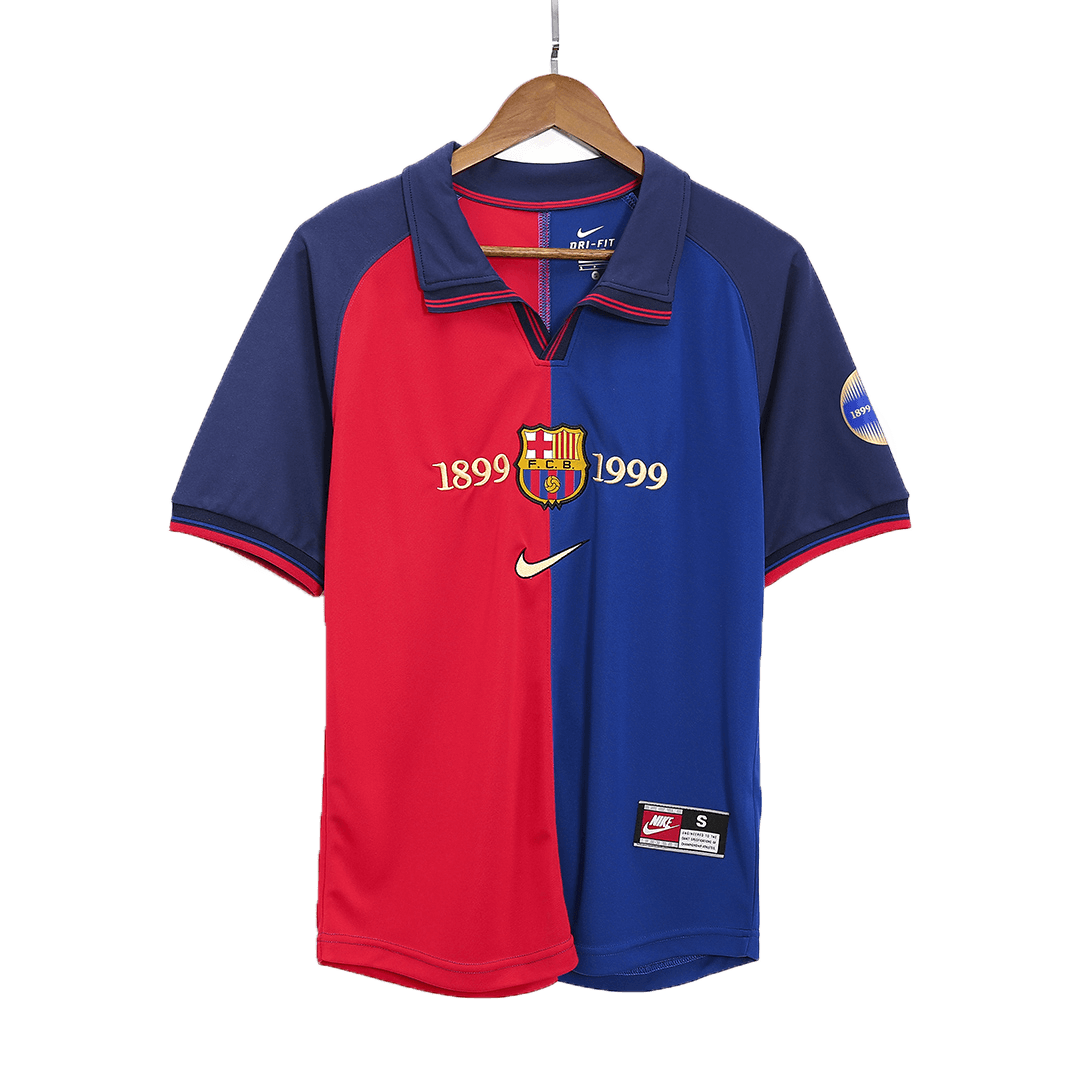 Koszulka piłkarska retro FC Barcelona 1999/00 domowa 100th Anniversary GUARDIOLA #4 - Kibula