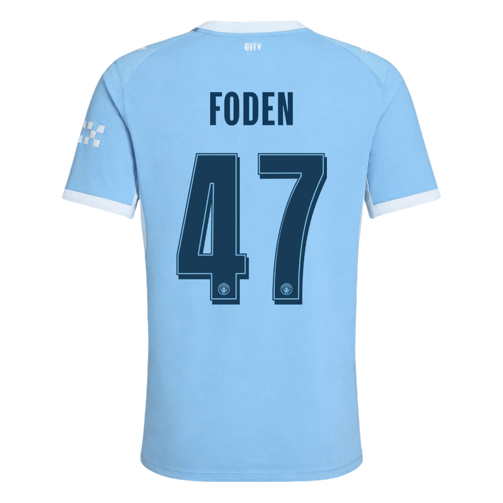 Koszulka piłkarska w wersji zawodniczej Manchester City UCL 2026/27 domowa FODEN #47