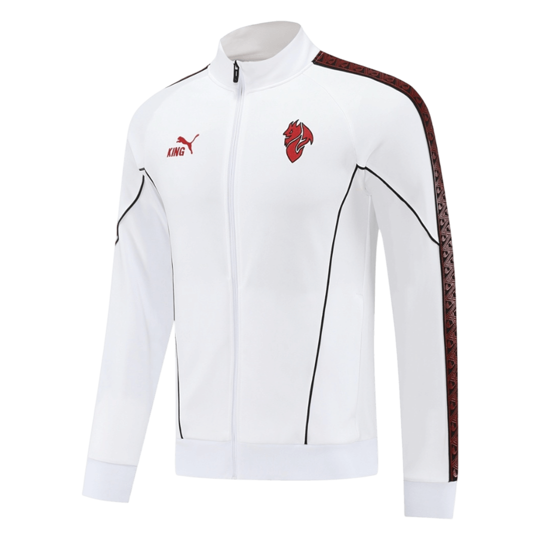Kurtka treningowa AC Milan 2025/26 biała - Kibula