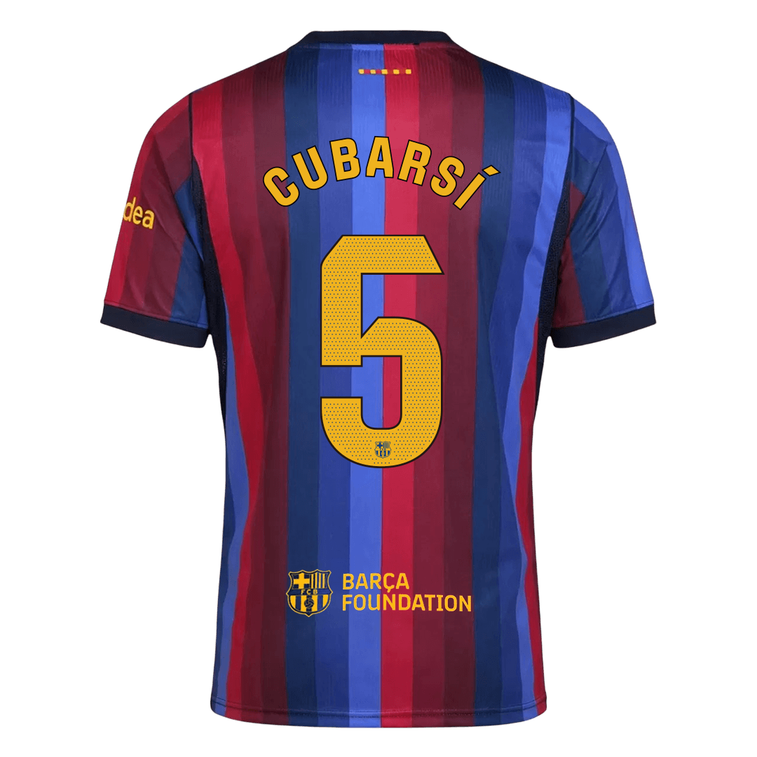 Koszulka piłkarska FC Barcelona 2026/27 domowa CUBARSÍ #5 - Kibula