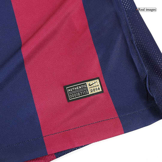 Koszulka piłkarska retro FC Barcelona 2014/15 domowa - Kibula