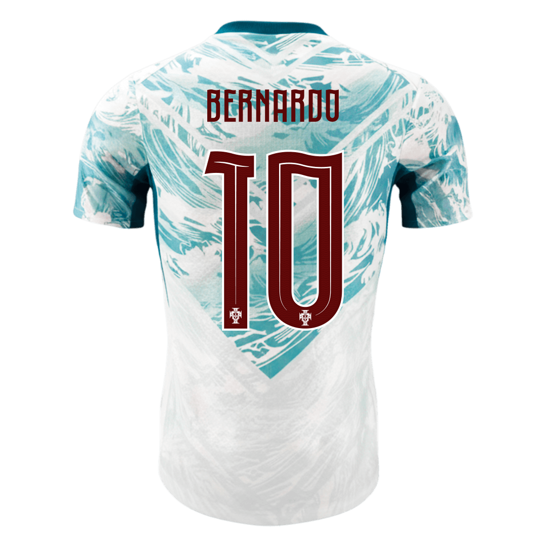 Koszulka piłkarska w wersji zawodniczej Portugalia Mundial 2026 wyjazdowa BERNARDO #10