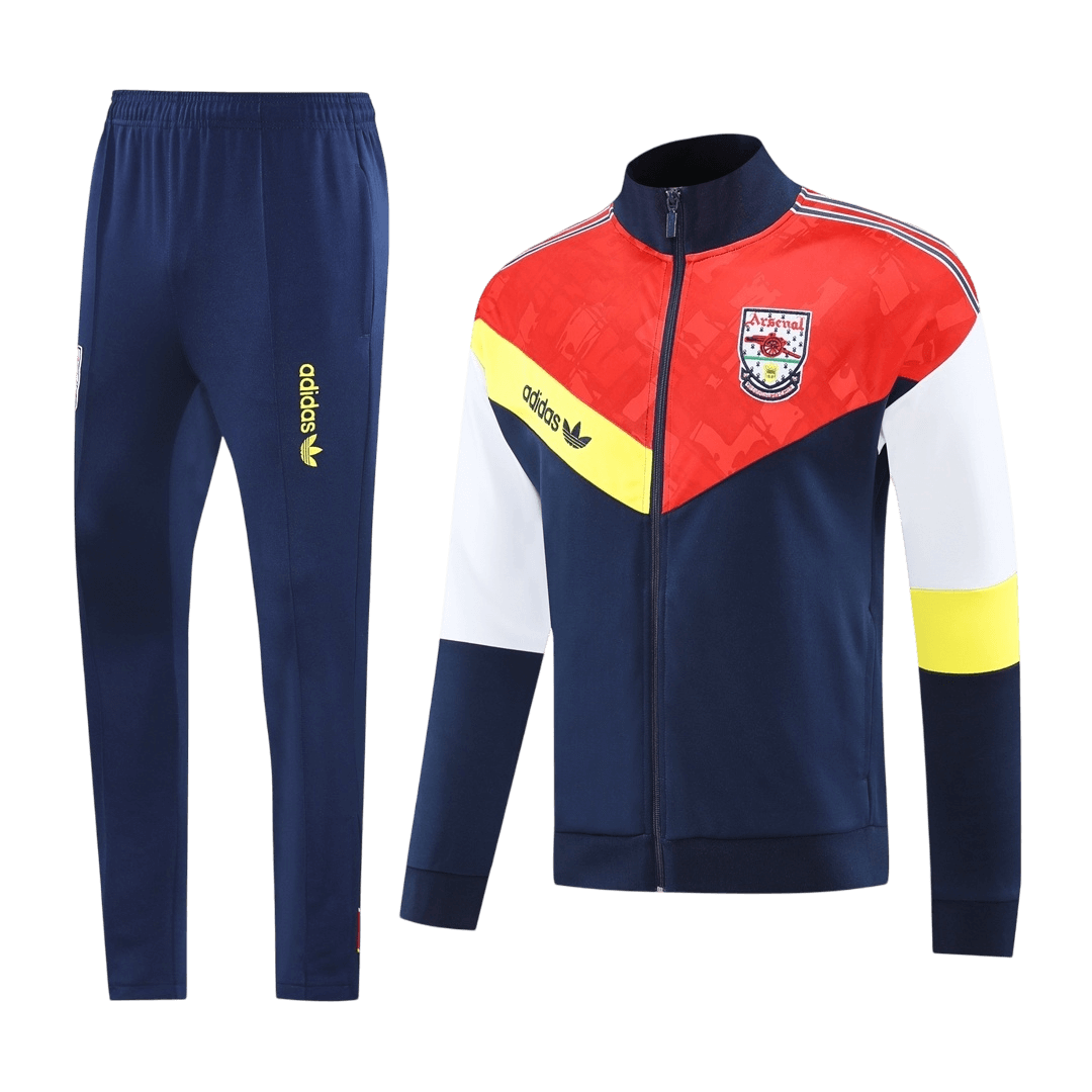 Męski dres treningowy Arsenal 2025/26 granatowo-czerwony - Kibula