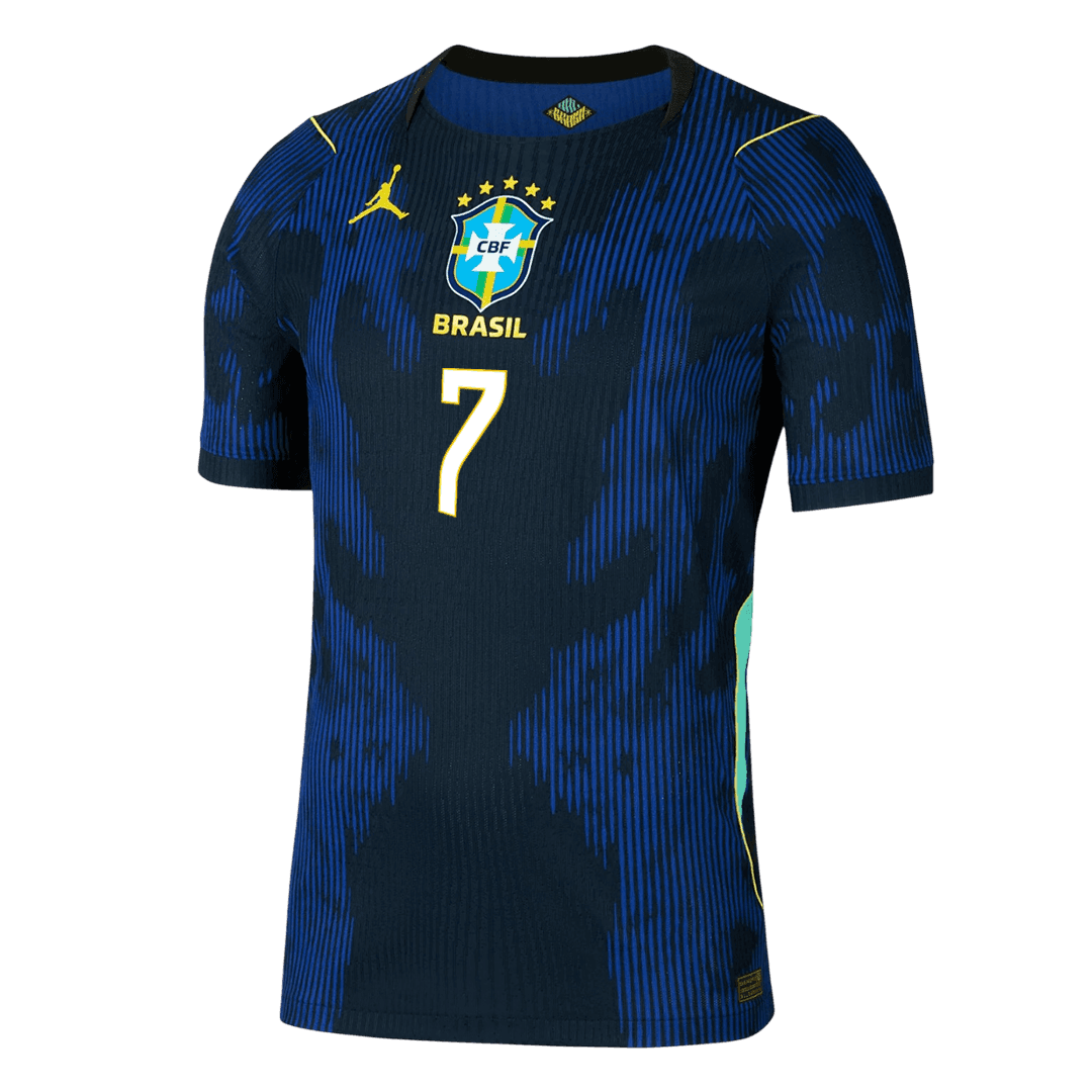 Koszulka piłkarska w wersji zawodniczej Brazylia Mundial 2026 wyjazdowa VINI JR. #7