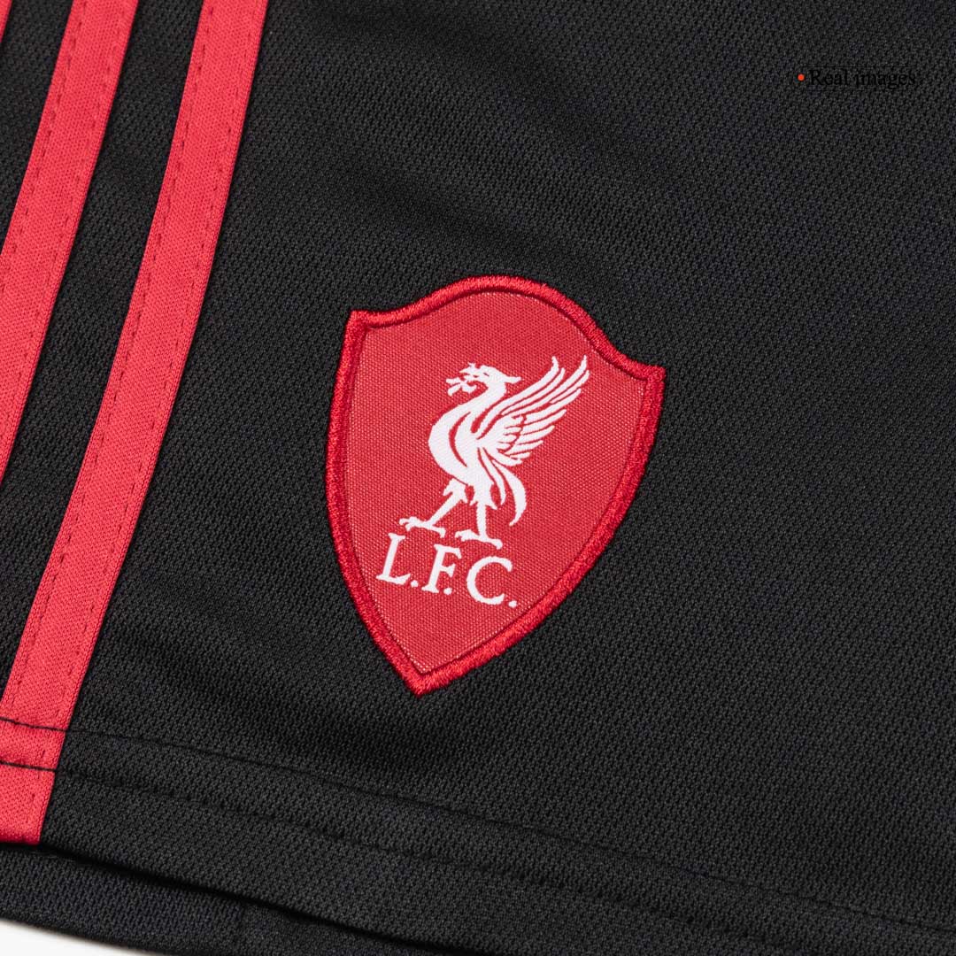 Dziecięcy pełny zestaw piłkarski Liverpool 2025/26 wyjazdowy
