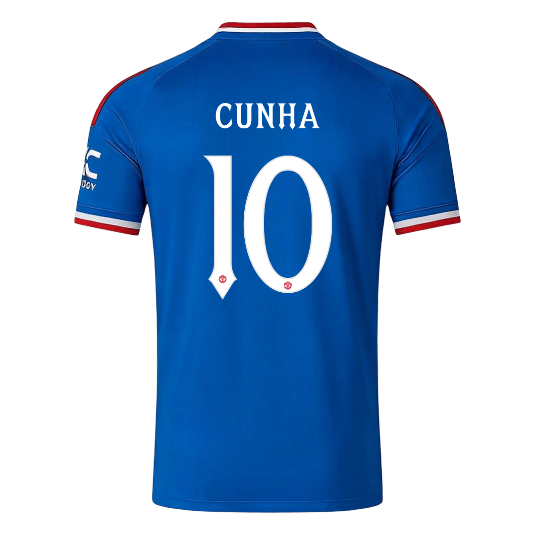 Koszulka piłkarska Manchester United UCL 2026/27 wyjazdowa CUNHA #10