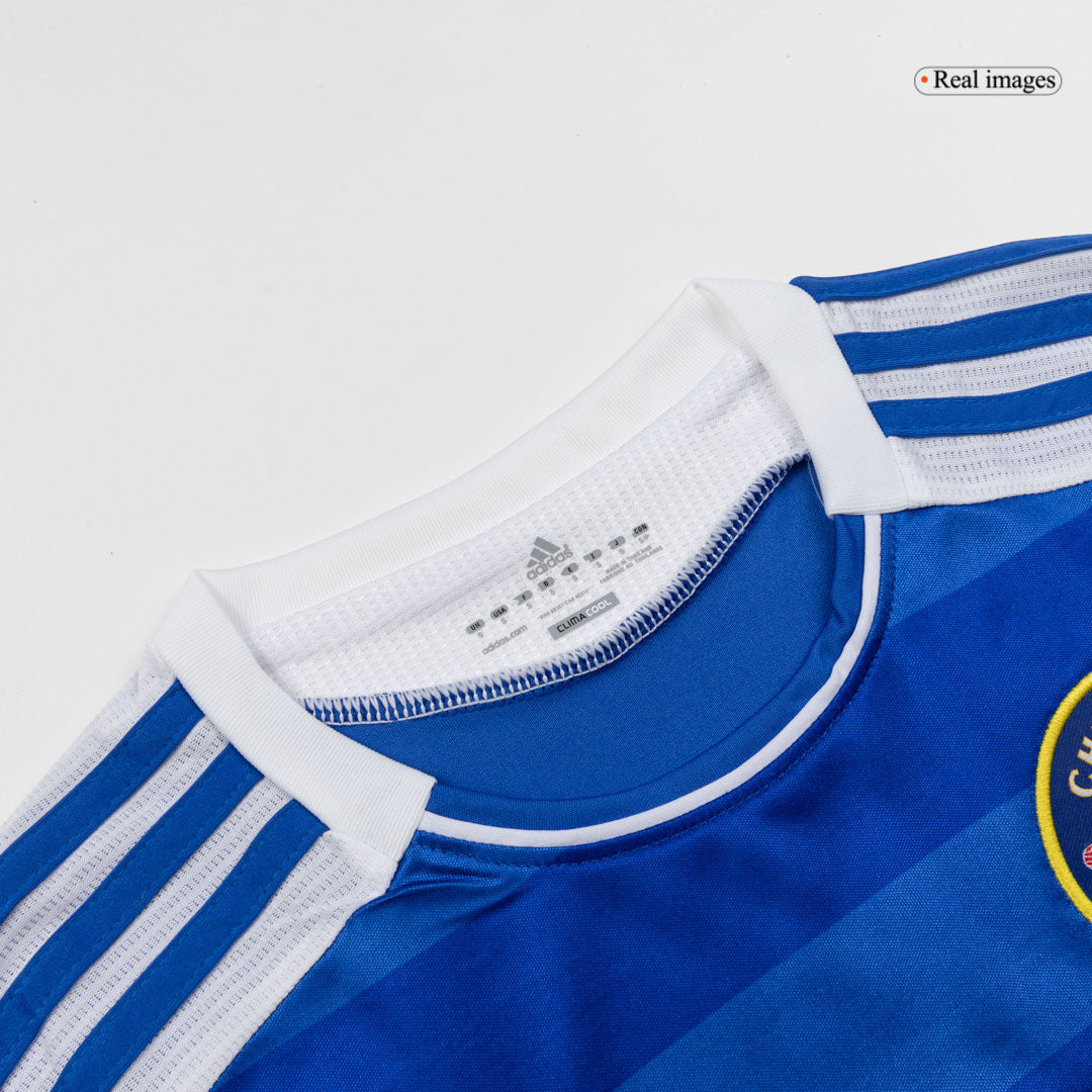 Koszulka piłkarska retro z długim rękawem Chelsea 2011/12 domowa CHAMPIONS - Kibula
