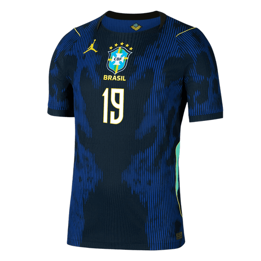 Koszulka piłkarska w wersji zawodniczej Brazylia Mundial 2026 wyjazdowa ENDRICK #19