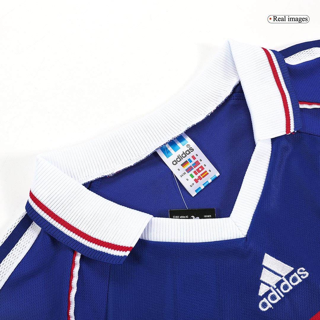 Koszulka piłkarska retro Francja Mundial 1998 domowa ZIDANE #10