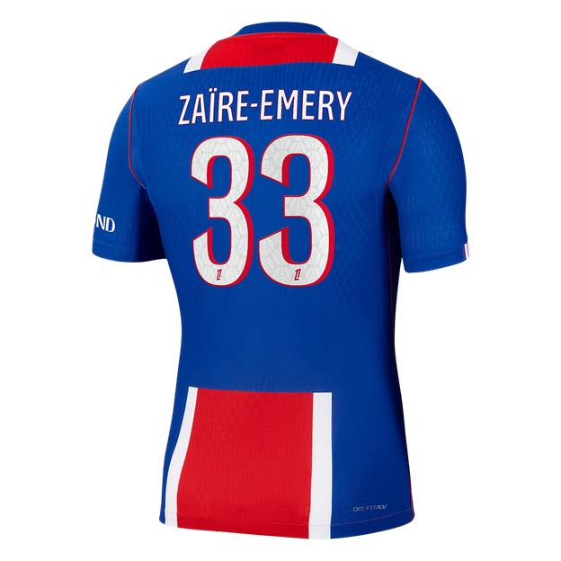 Koszulka piłkarska w wersji zawodniczej PSG 2026/27 domowa ZAÏRE-EMERY #33
