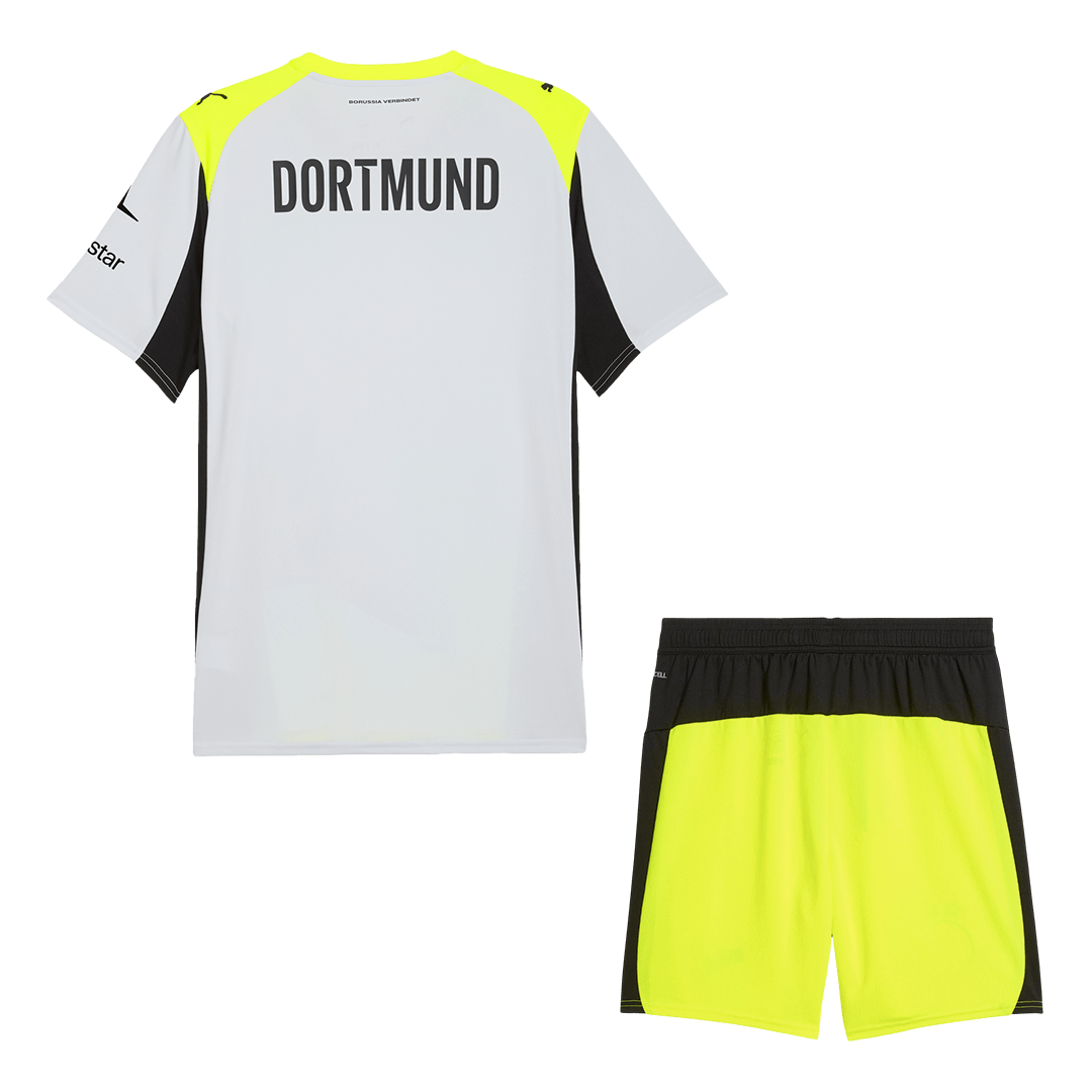 Męski zestaw piłkarski Borussia Dortmund 2025/26 wyjazdowy