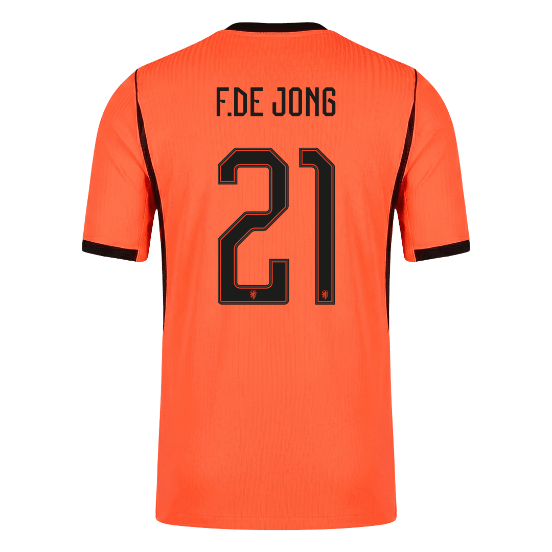 Koszulka piłkarska w wersji zawodniczej Holandia Mundial 2026 domowa F.DE JONG #21