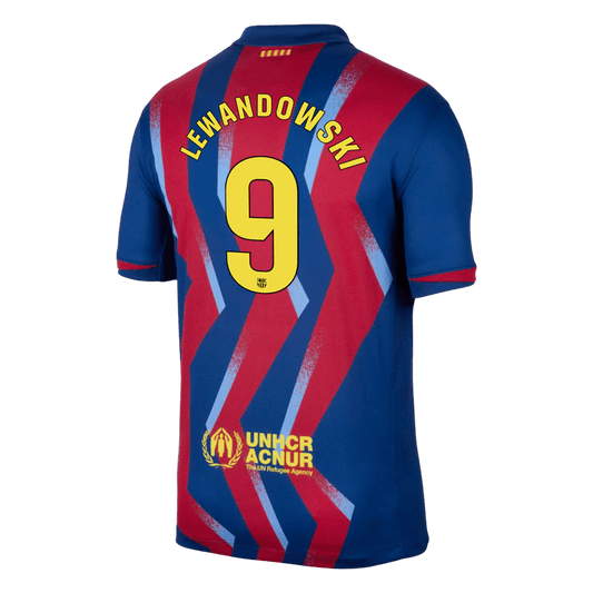 Koszulka piłkarska FC Barcelona 2025/26 czwarta LEWANDOWSKI #9 - Kibula