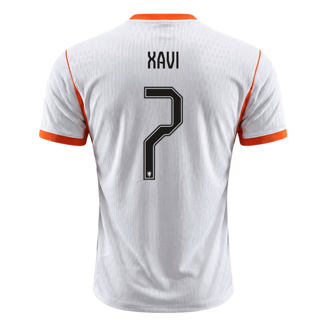 Koszulka piłkarska w wersji zawodniczej Holandia Mundial 2026 wyjazdowa XAVI #7