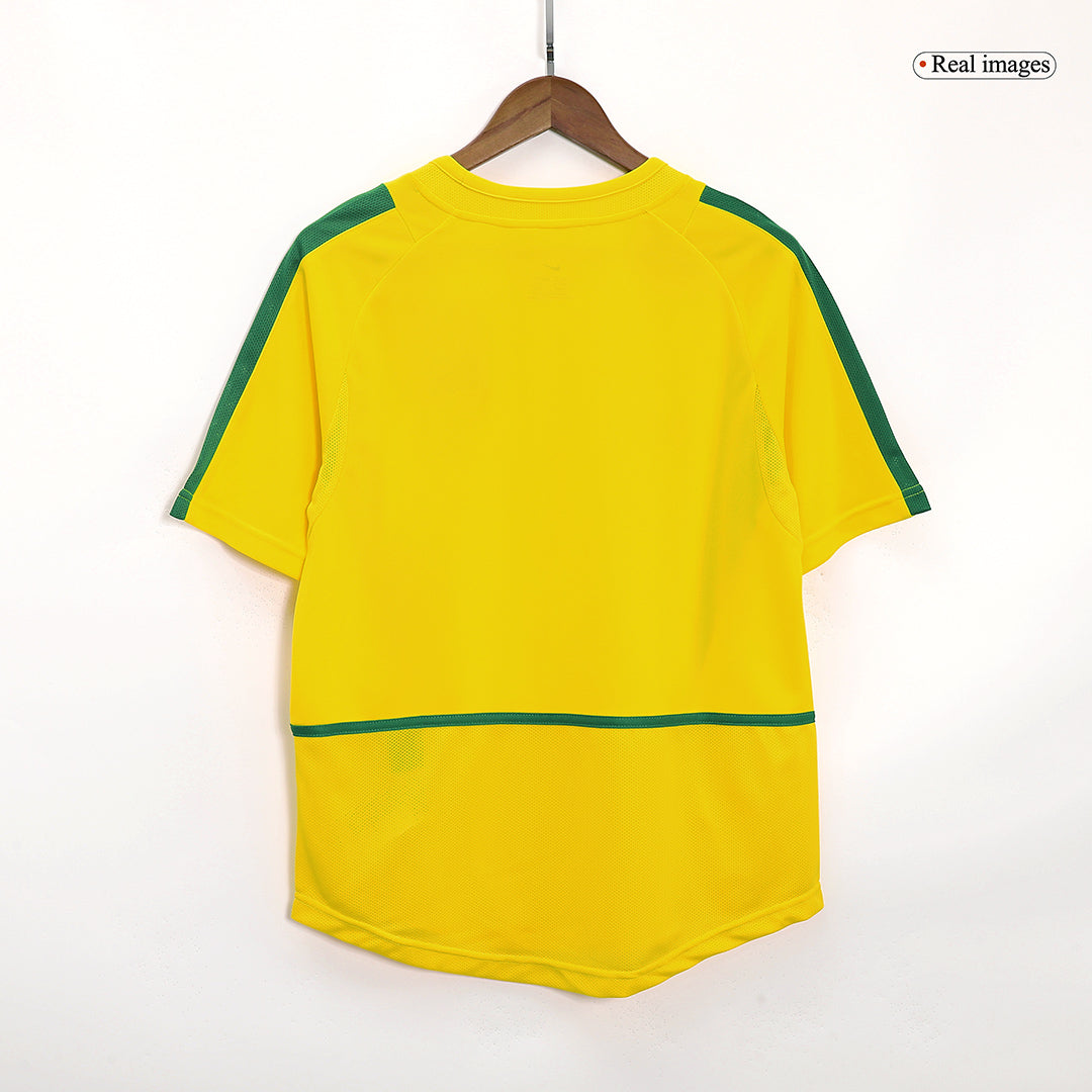 Koszulka piłkarska retro Brazylia 2002/03 domowa