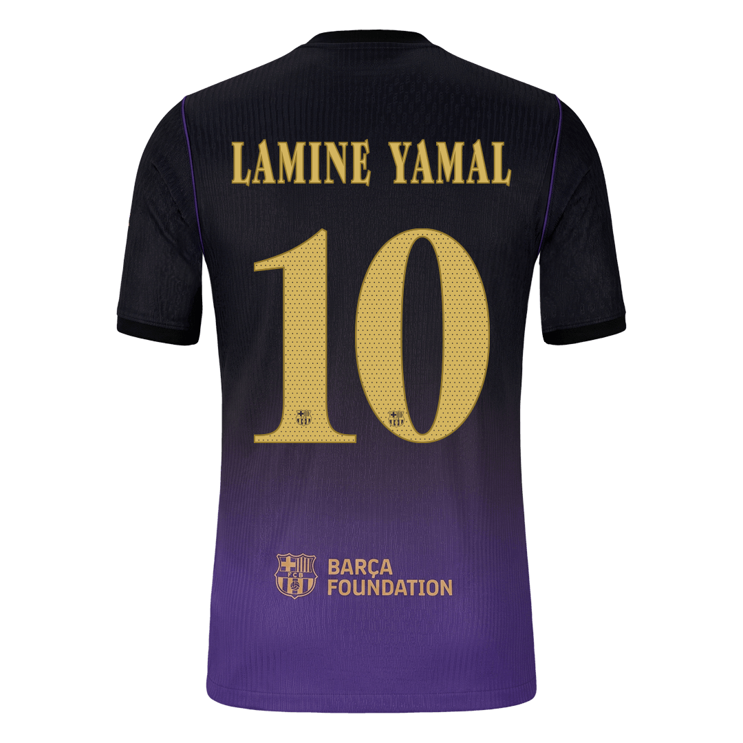 Koszulka piłkarska w wersji zawodniczej FC Barcelona UCL 2026/27 wyjazdowa LAMINE YAMAL #10
