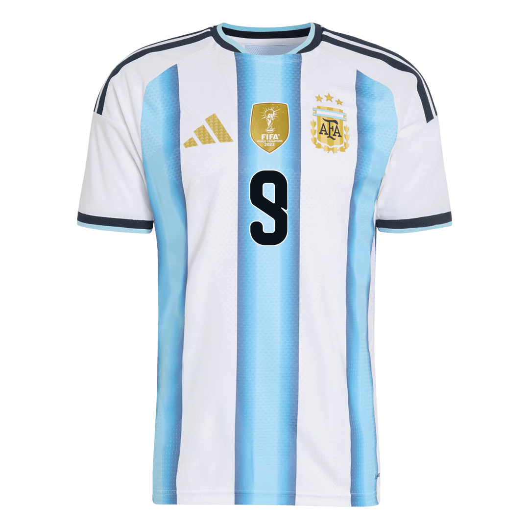 Koszulka piłkarska w wersji zawodniczej Argentyna Mundial 2026 domowa J. ALVAREZ #9
