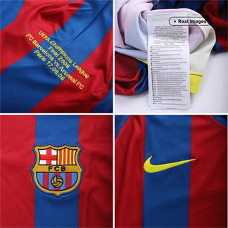 Koszulka piłkarska retro FC Barcelona UCL Final UCL 2005/06 domowa MESSI #30 - Kibula
