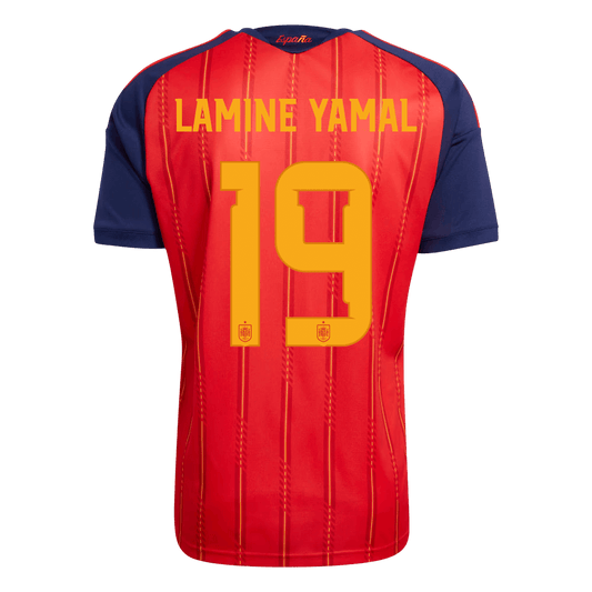 Koszulka piłkarska Hiszpania Mundial 2026 domowa LAMINE YAMAL #19