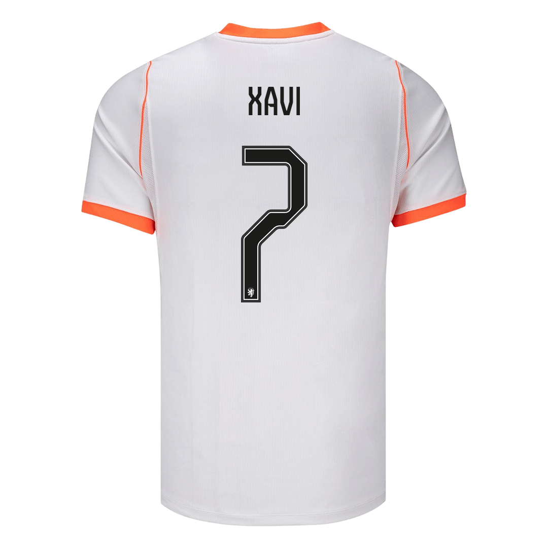 Koszulka piłkarska Holandia Mundial 2026 wyjazdowa XAVI #7