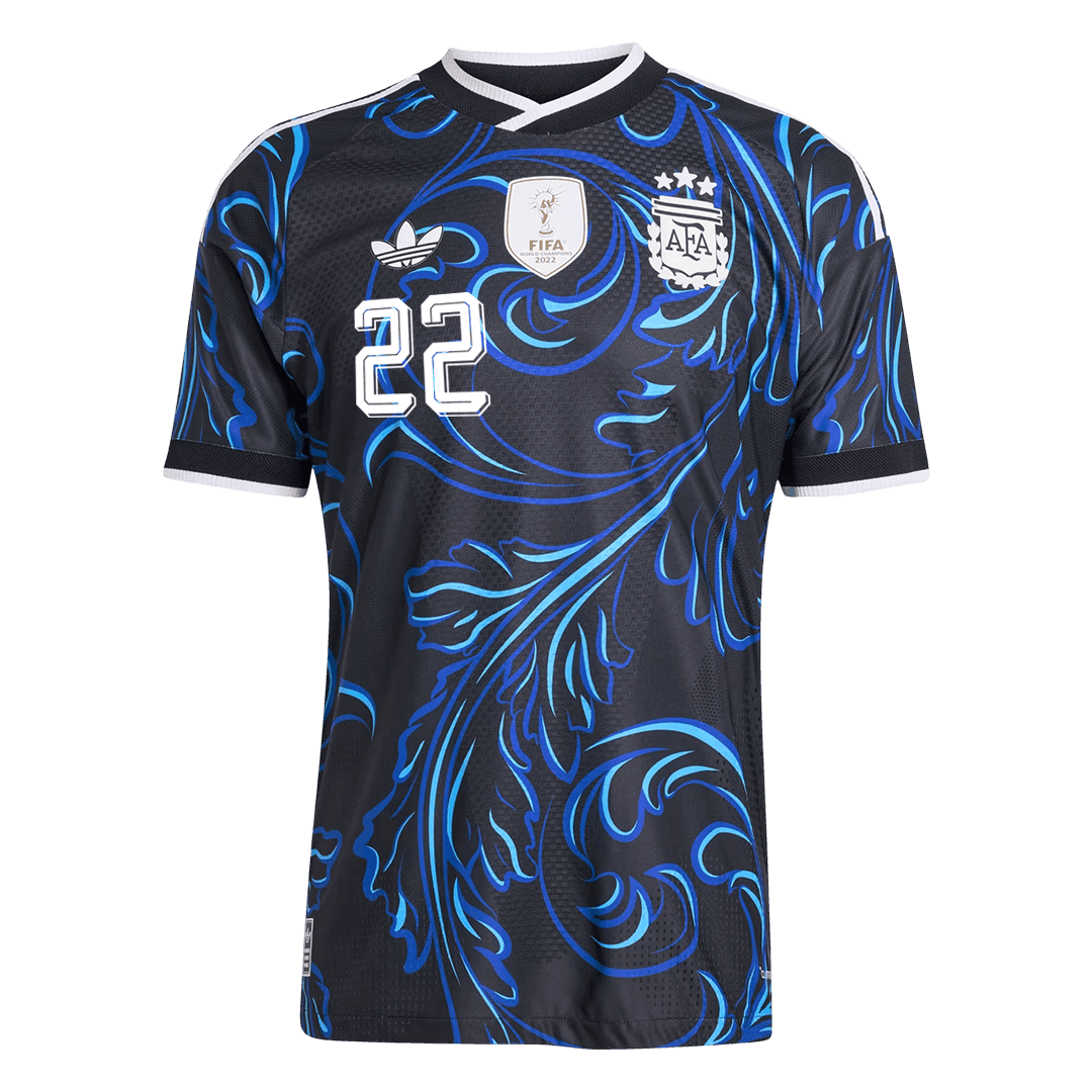 Koszulka piłkarska w wersji zawodniczej Argentyna Mundial 2026 wyjazdowa L. MARTINEZ #22