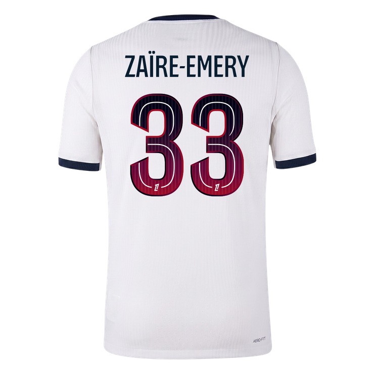 Koszulka piłkarska w wersji zawodniczej PSG 2026/27 wyjazdowa ZAÏRE-EMERY #33