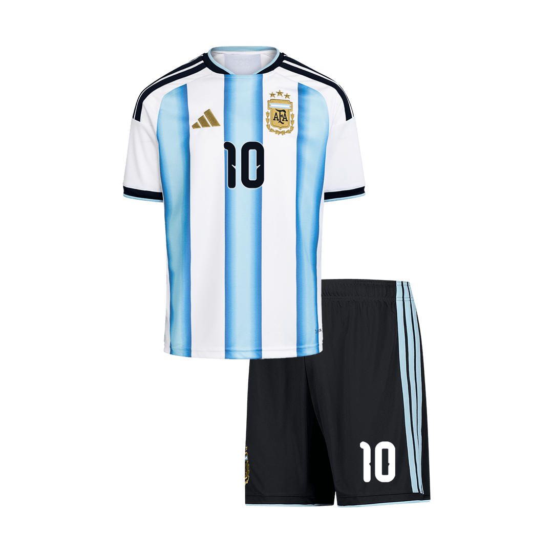 Dziecięcy zestaw piłkarski Argentyna Mundial 2026 domowy MESSI #10