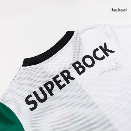 Koszulka piłkarska Sporting Lizbona 2025/26 biało-zielona