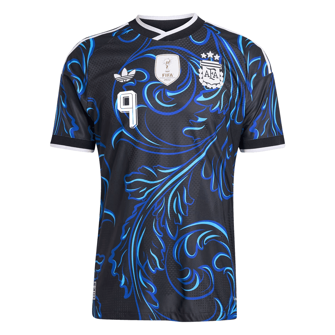 Koszulka piłkarska w wersji zawodniczej Argentyna Mundial 2026 wyjazdowa J. ALVAREZ #9