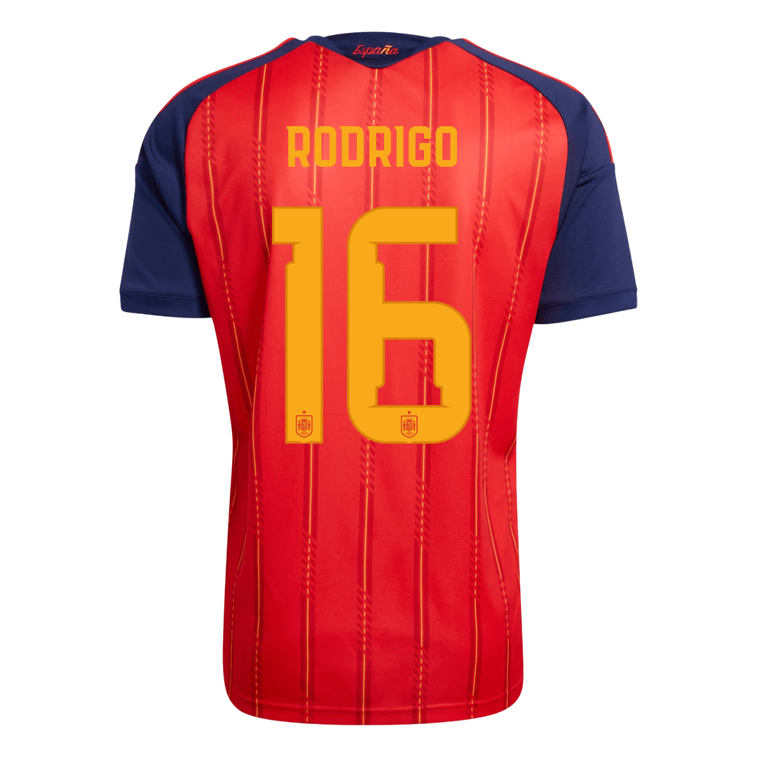 Koszulka piłkarska Hiszpania Mundial 2026 domowa RODRIGO #16