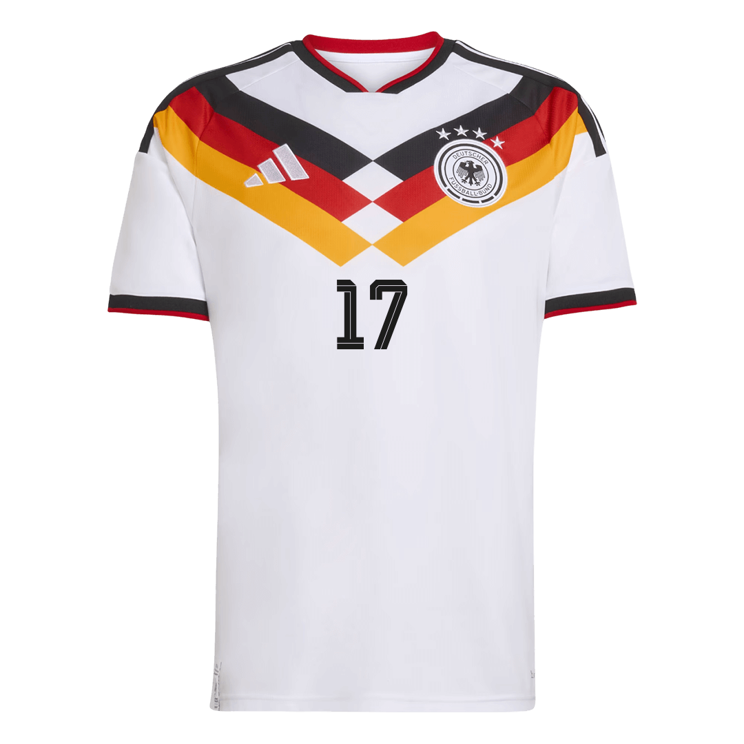 Koszulka piłkarska Niemcy Mundial 2026 domowa WIRTZ #17