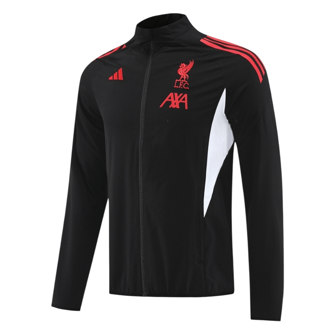 Kurtka przeciwwiatrowa Liverpool 2025/26 czarna