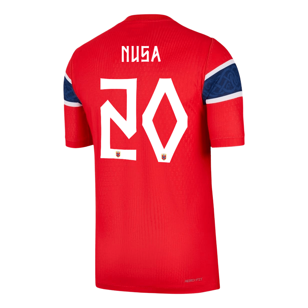 Koszulka piłkarska w wersji zawodniczej Norwegia Mundial 2026 domowa NUSA #20