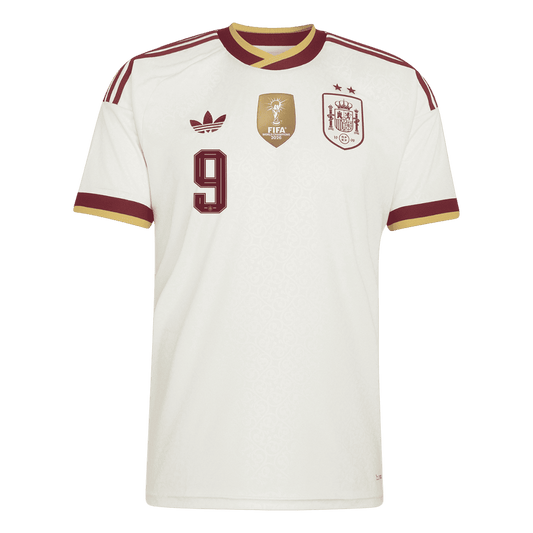 Koszulka piłkarska Hiszpania Mundial 2026 wyjazdowa Champion Edition GAVI #9