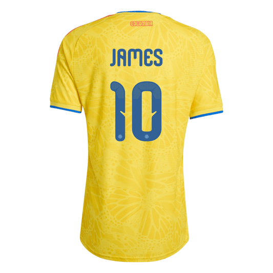 Koszulka piłkarska w wersji zawodniczej Kolumbia Mundial 2026 domowa JAMES #10