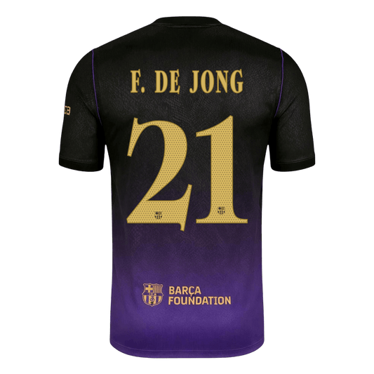 Koszulka piłkarska FC Barcelona UCL 2026/27 wyjazdowa F. DE JONG #21